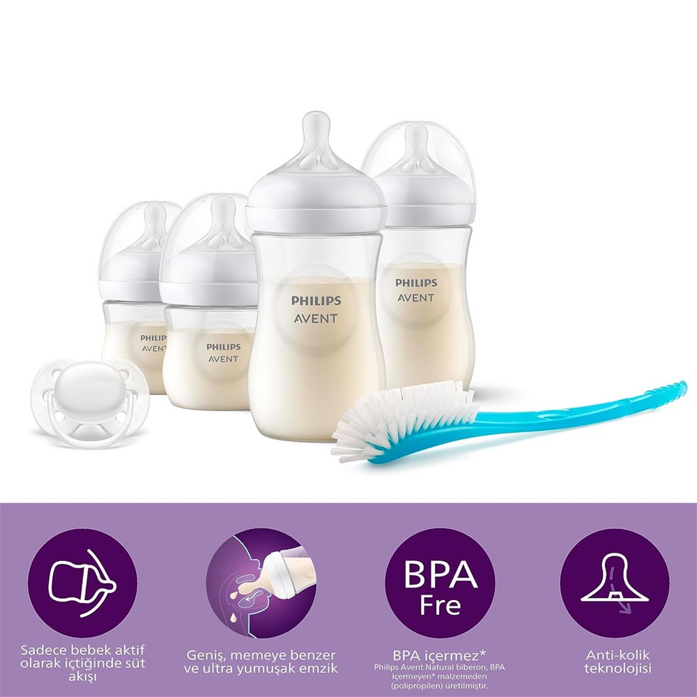 Philips Avent SCD838/11 Natural Response Hoşgeldin Bebek Hediye Seti