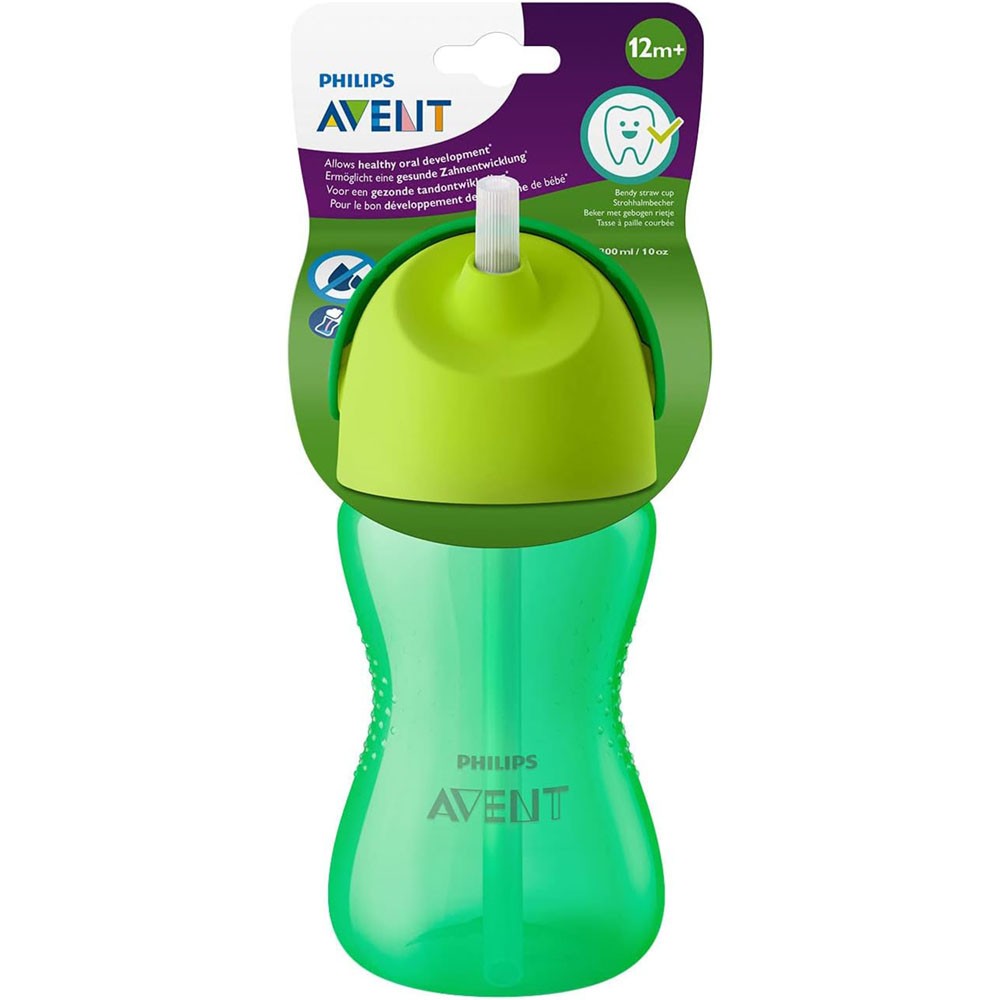 Philips Avent SCF798/01 Desenli Pipetli Bardak 300 ml Yeşil