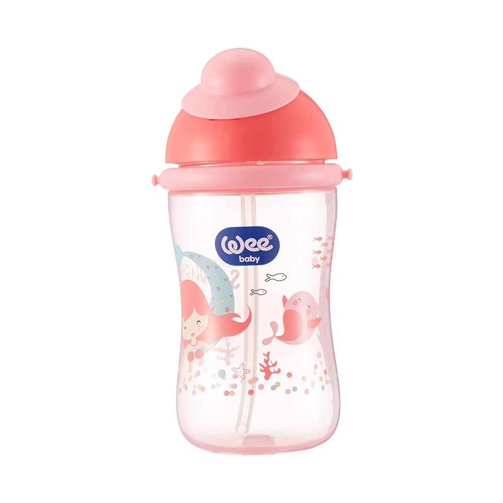 Wee Baby Pipetli Bardak 380 ml Pembe