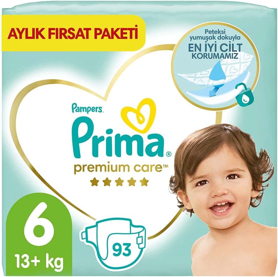 Prima Premium Care Bebek Bezi 6 Beden - 93 Adet