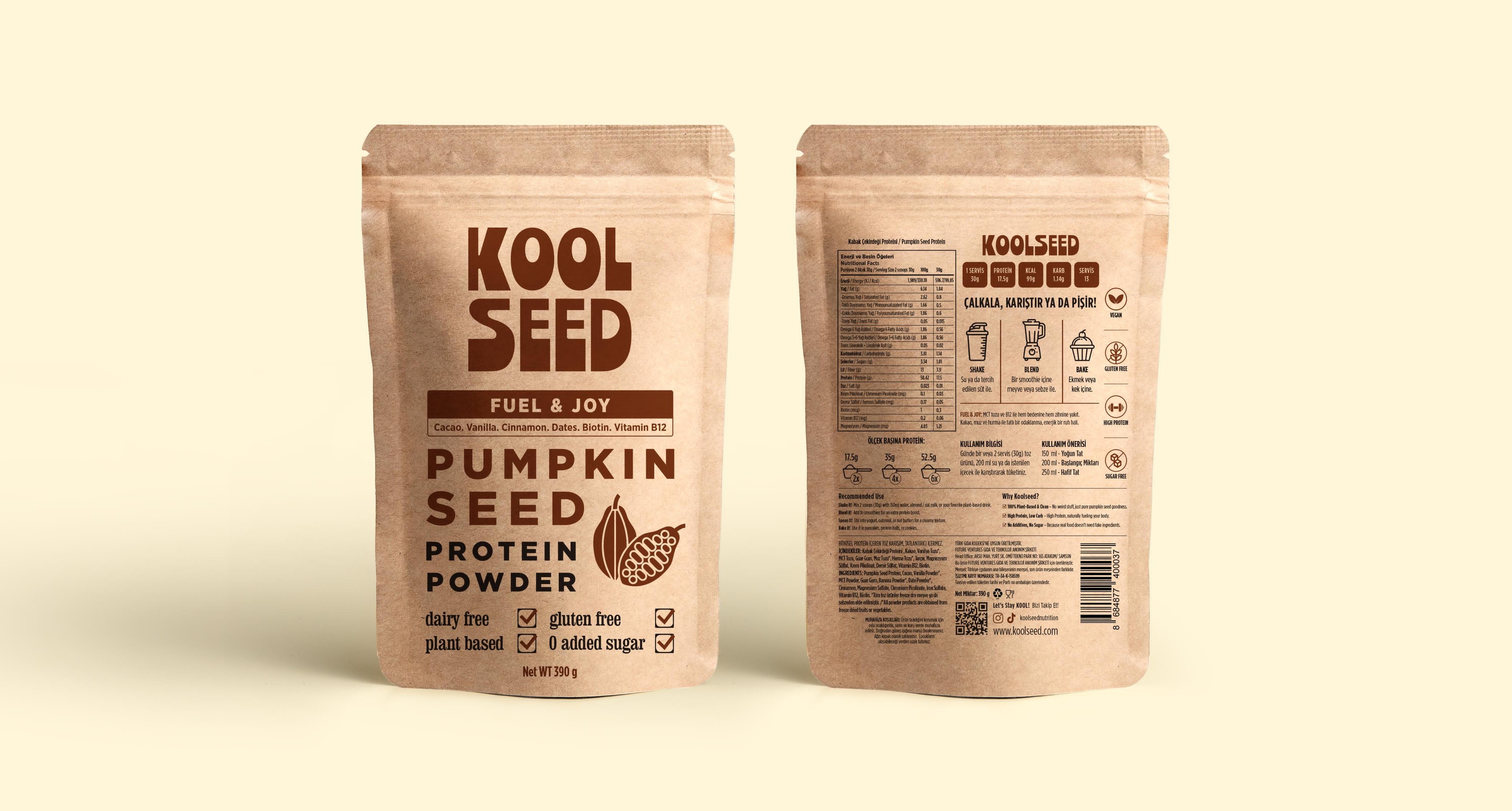 Fuel & Joy – Bitkisel Protein Tozu