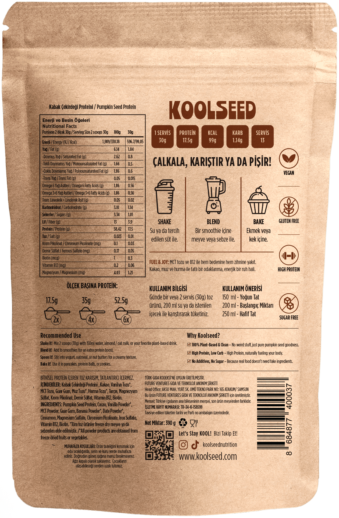 Fuel & Joy – Bitkisel Protein Tozu