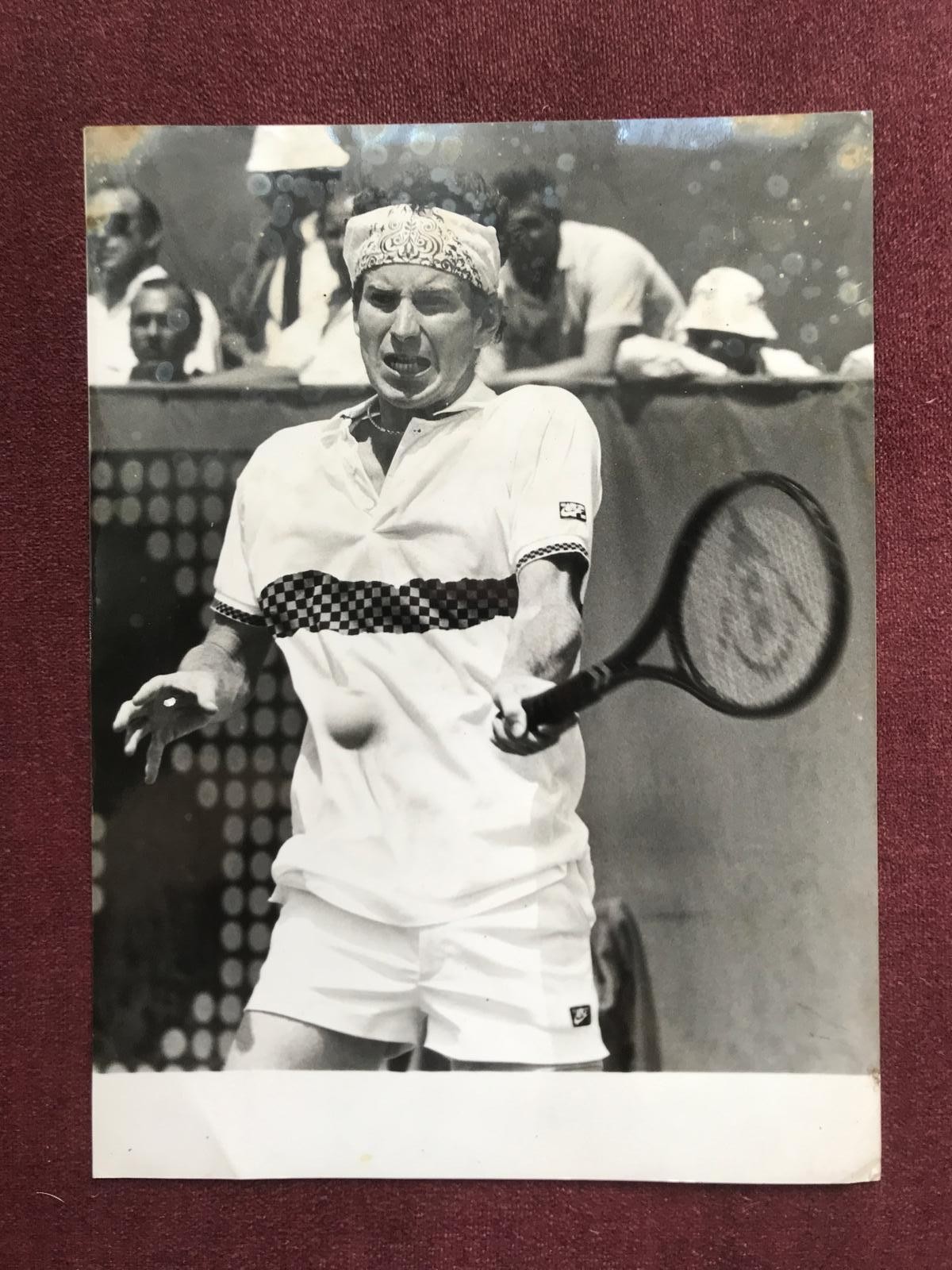 Tenis oyuncusu, John McEnroe - 8x24 fotoğraf