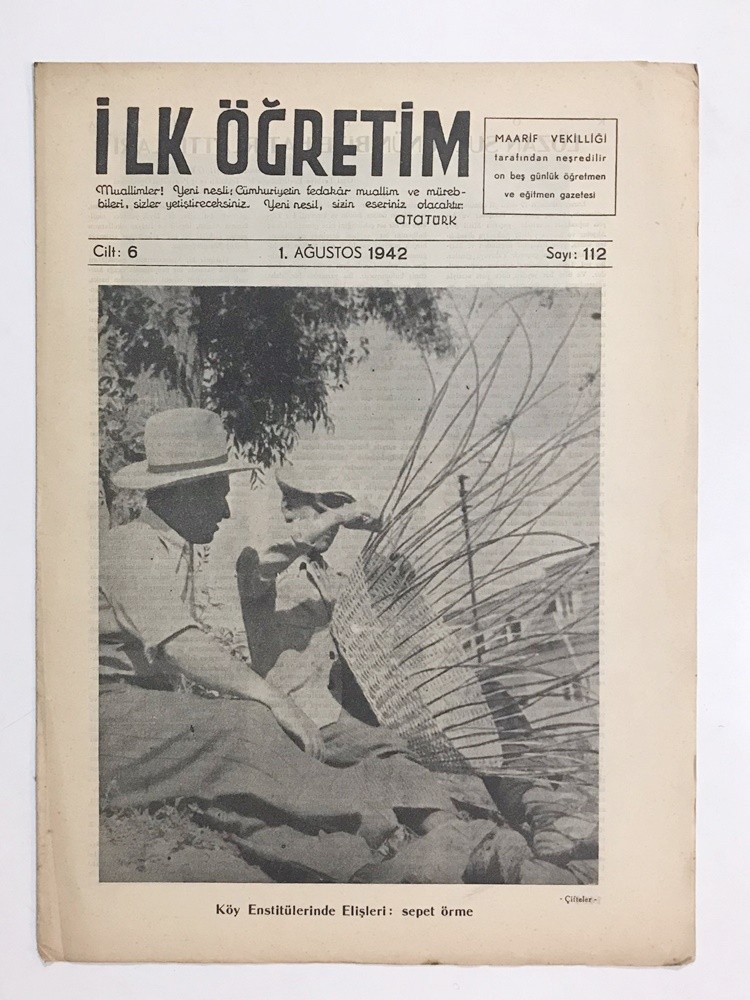 İlk Öğretim Dergisi Sayı:112 / 1942 - Dergi