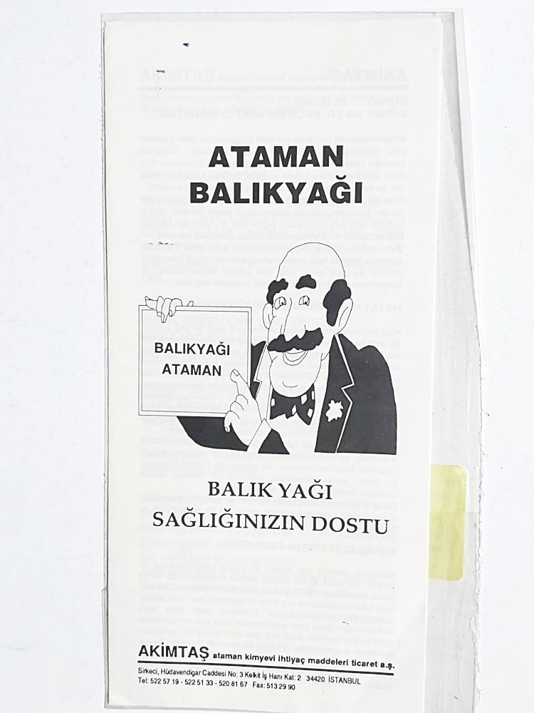 Ataman Balıkyağı Broşür - Efemera