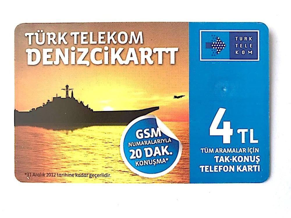 Türk Telekom Denizci Kartt - Telefon kartı