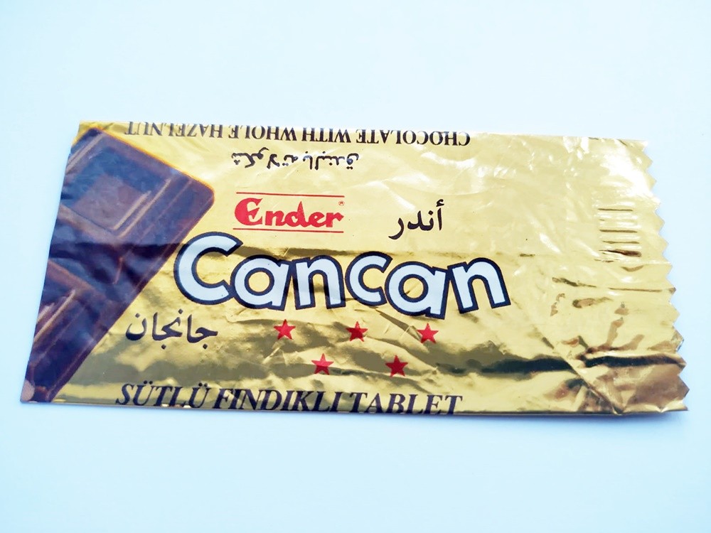 Ender Cancan Sütlü Fındıklı Tablet - Ambalaj