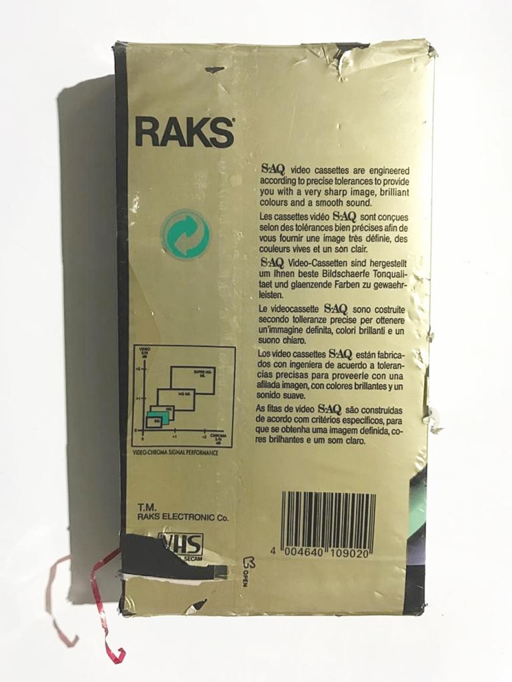 Raks Süper AQ E-120 Vhs Kaset