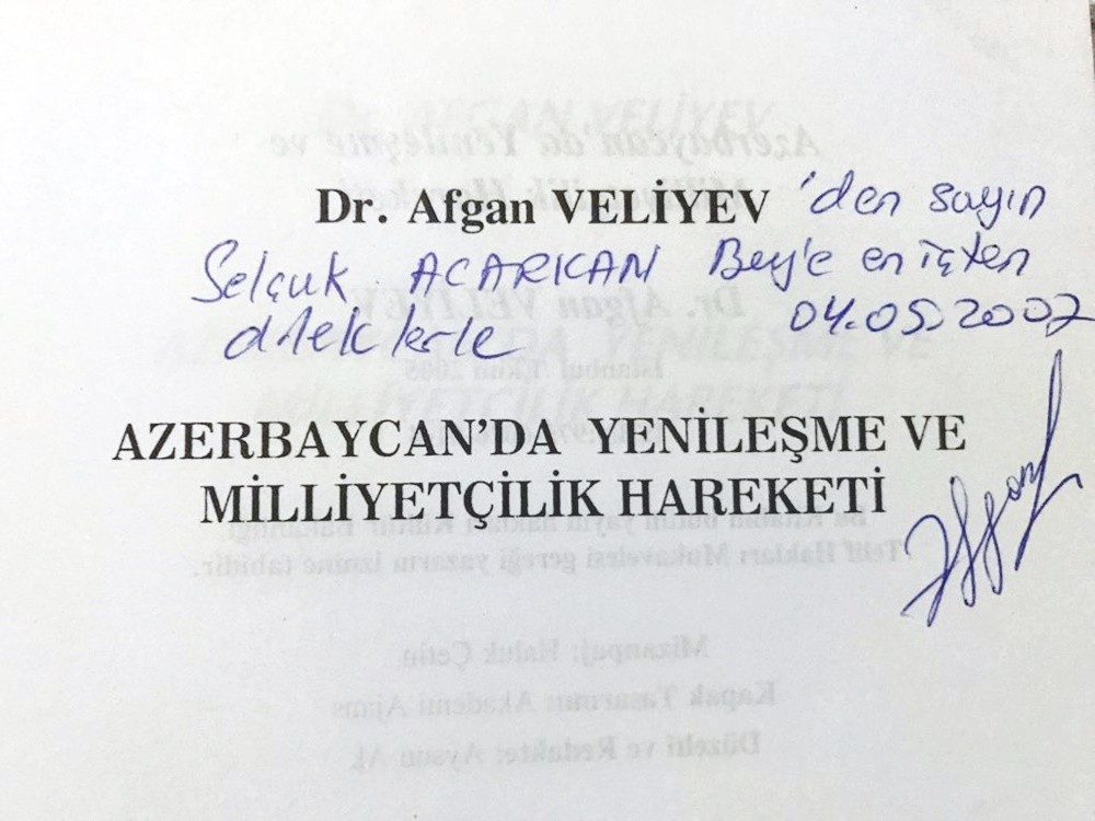 Azerbaycan'da yenileşme ve milliyetçilik hareketi - Afgan VELİYEV