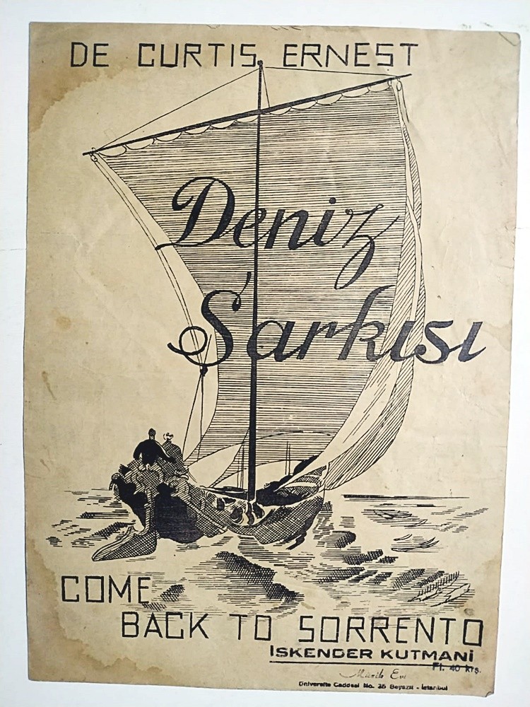 De Curtis Ernest - Deniz şarkısı / Nota