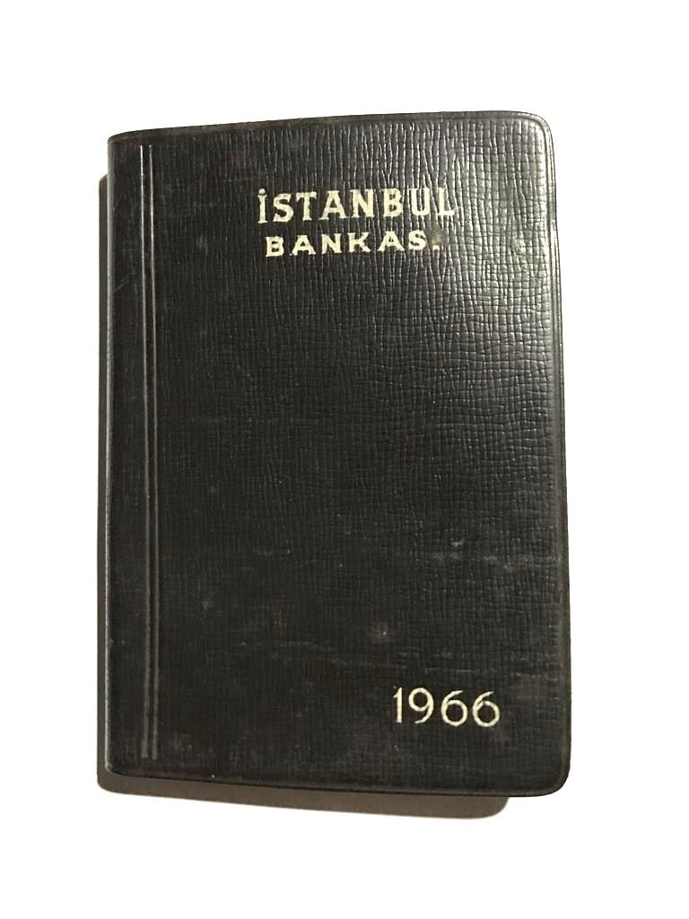 İstanbul Bankası - 1966 yılı cep ajandası