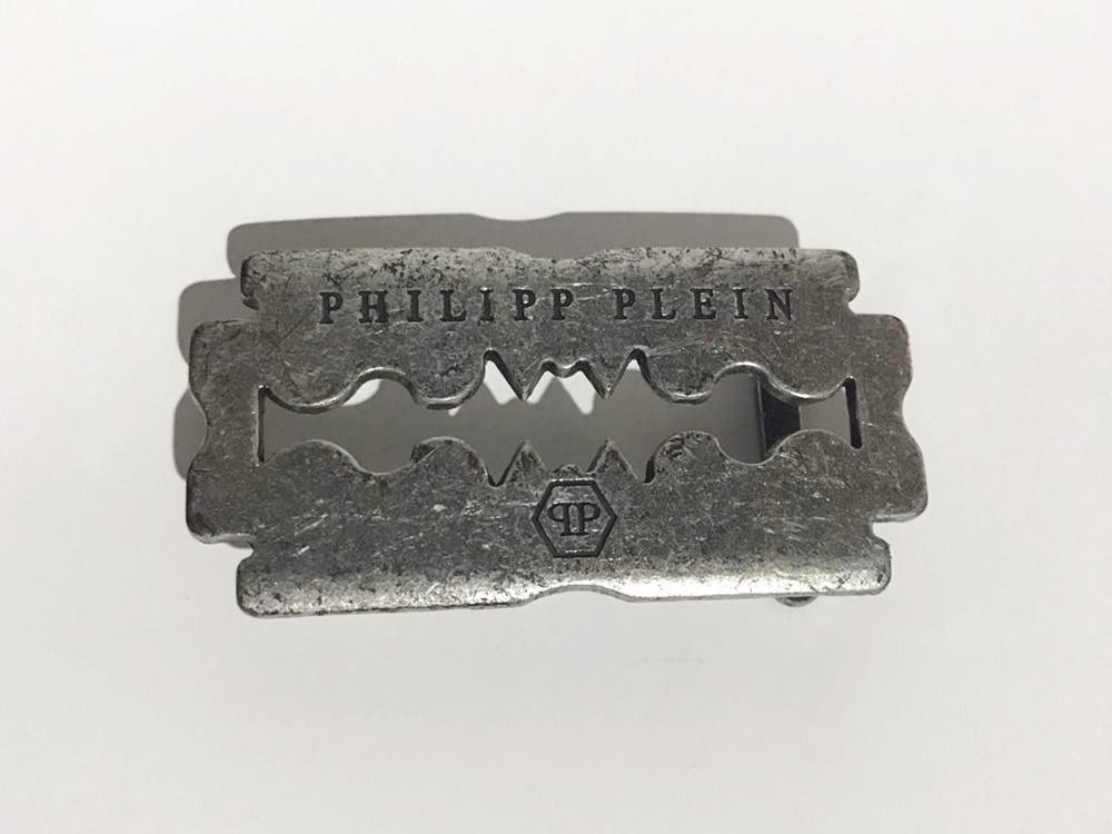 Philipp Plein - Jilet formlu, metal kemer tokası