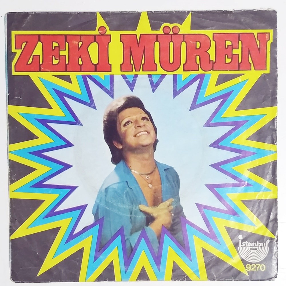 Zeki MÜREN / İstanbul Plak - Plak Kapağı / Sadece Kapaktır