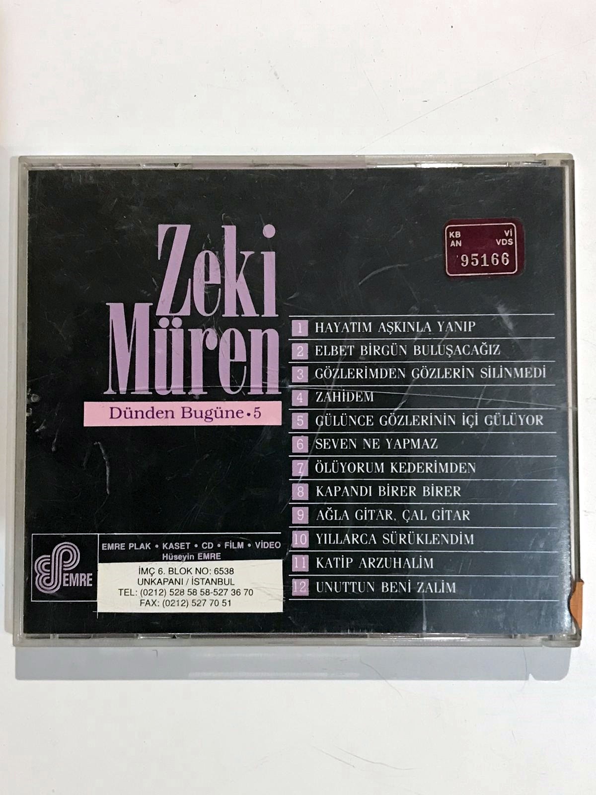 Dünden Bugüne / Zeki MÜREN - Cd