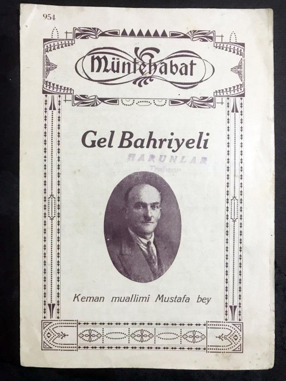 Gel Bahriyeli - Keman Muallimi Mustafa bey / Nota