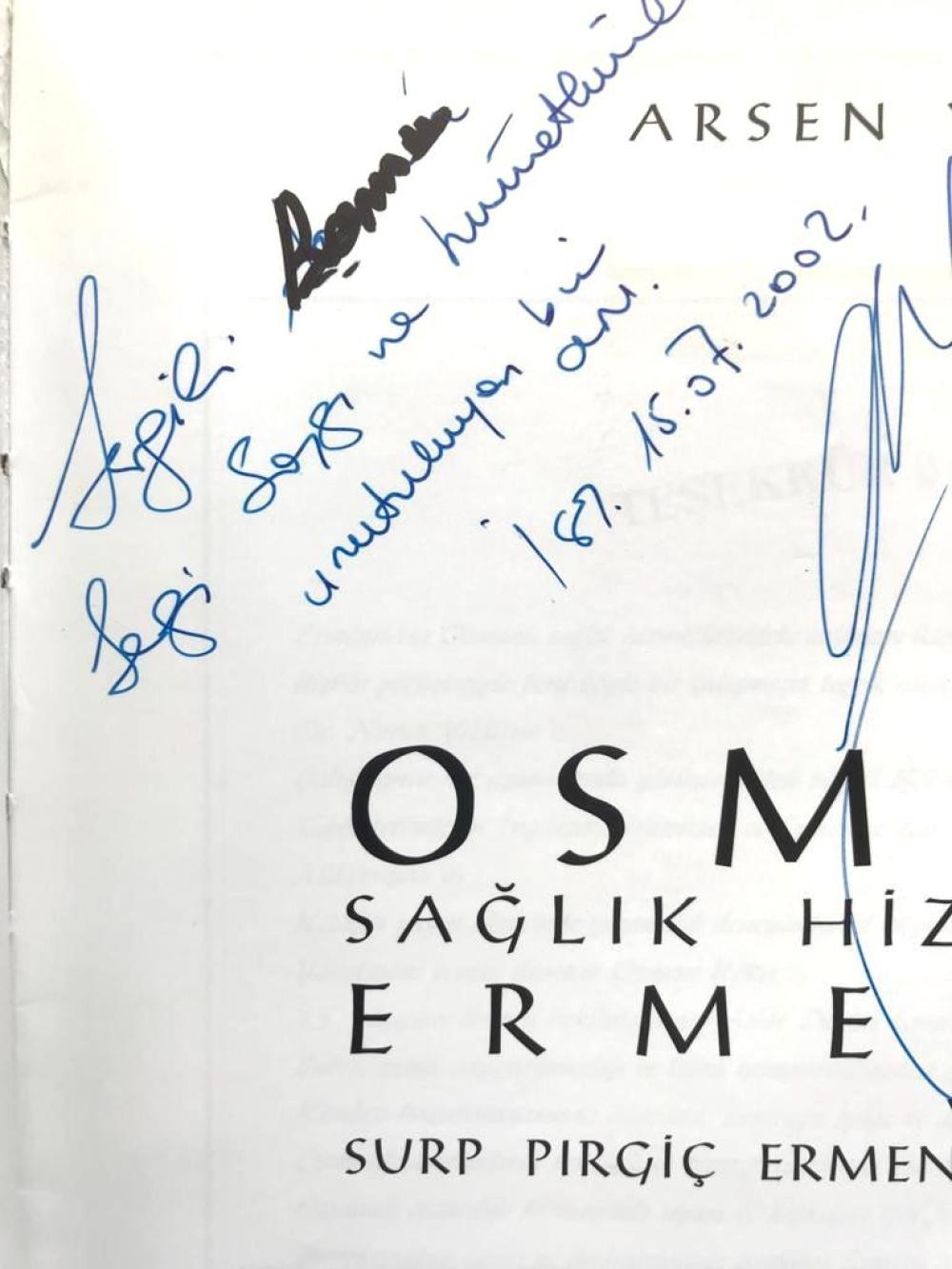 Osmanlı Sağlık Hizmetlerinde Ermeniler ve Surp Pırgiç Ermeni Hastanesi Tarihi - Arsen YARMAN