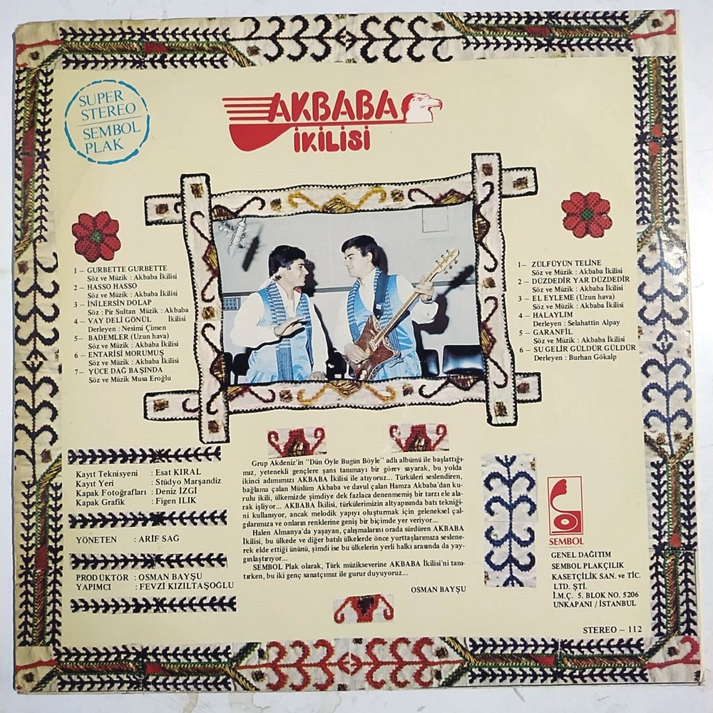 Akbaba İkilisi - Plak