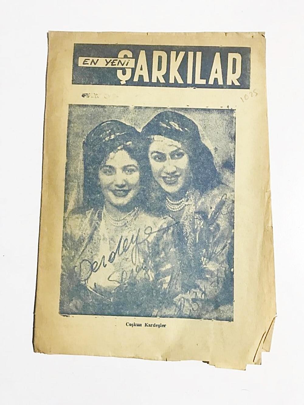 En yeni şarkılar / Coşkun kardeşler, kapaklı - 1962