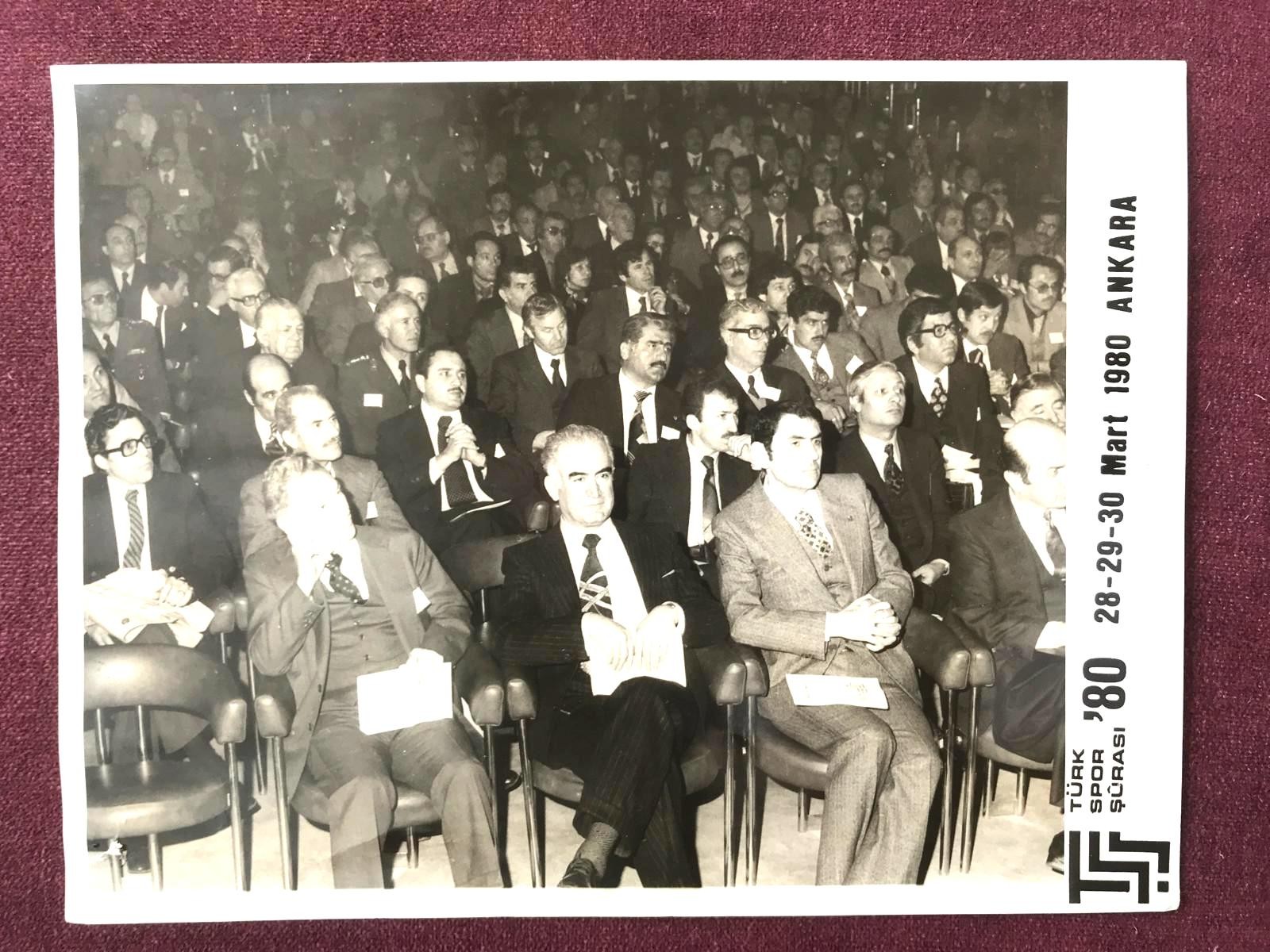 Türk Spor Şurası '80 - Ankara / 8x14 - Toplu fotoğraf