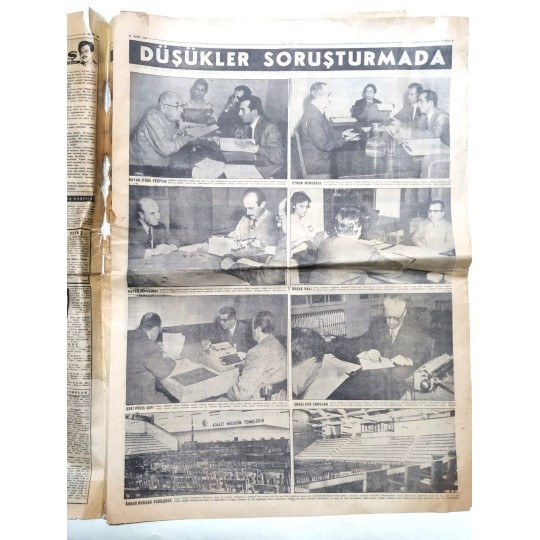 Yassıada'dan ilk resimler / 10 Ekim 1960 Tarihli Milliyet Gazetesi - Şakir Zümre / Gazete