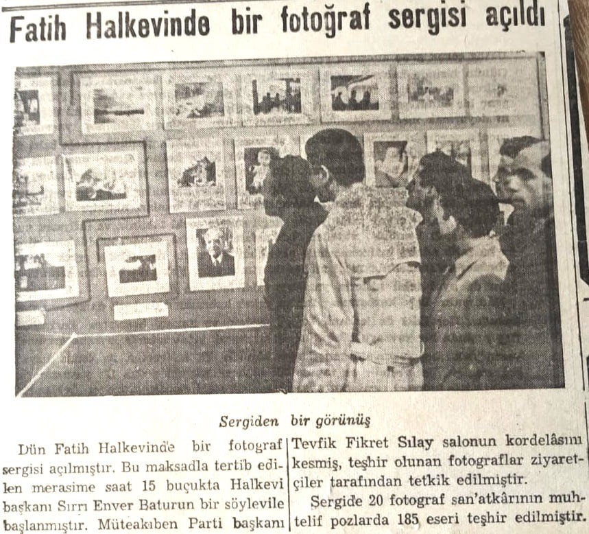 Fatih Halkevinde... 1940 / Dergi, gazete reklamı - Efemera