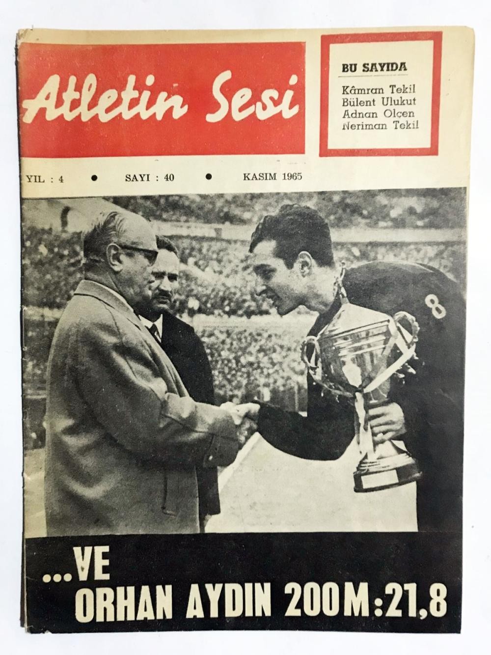 Atletin Sesi Dergisi - YIL: 4 SAYI: 40 / 1965