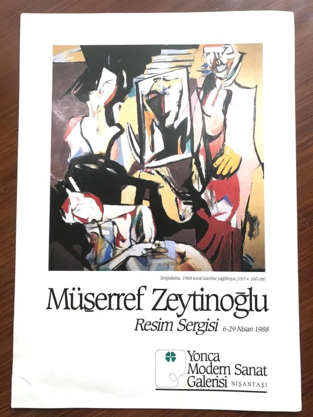 Müşerref ZEYTİNOĞLU - Yonca Modern Sanat Galerisi / Sergi Broşürü