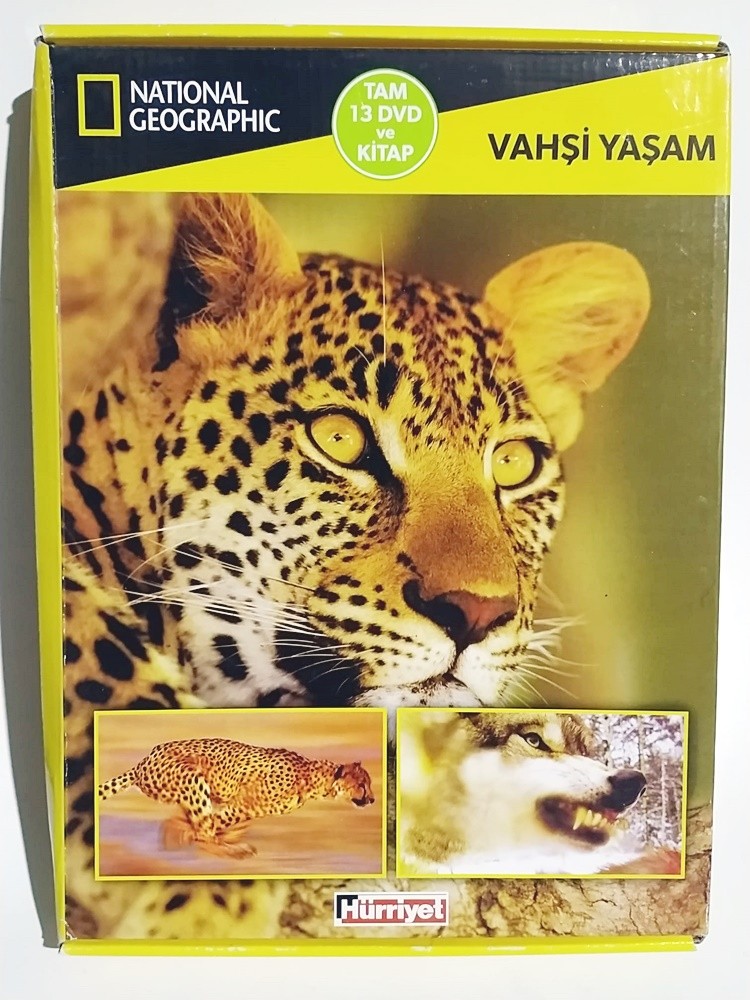 Vahşi yaşam / National Geographic - 13 DVD + Kitap