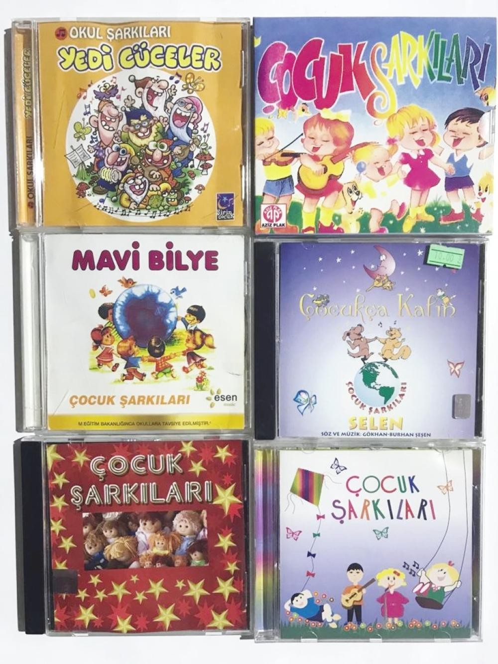 Çocuk Şarkıları - 12 Adet Cd