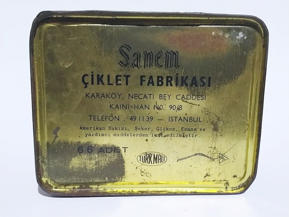 Sanem Çiklet Fabrikası - Teneke kutu