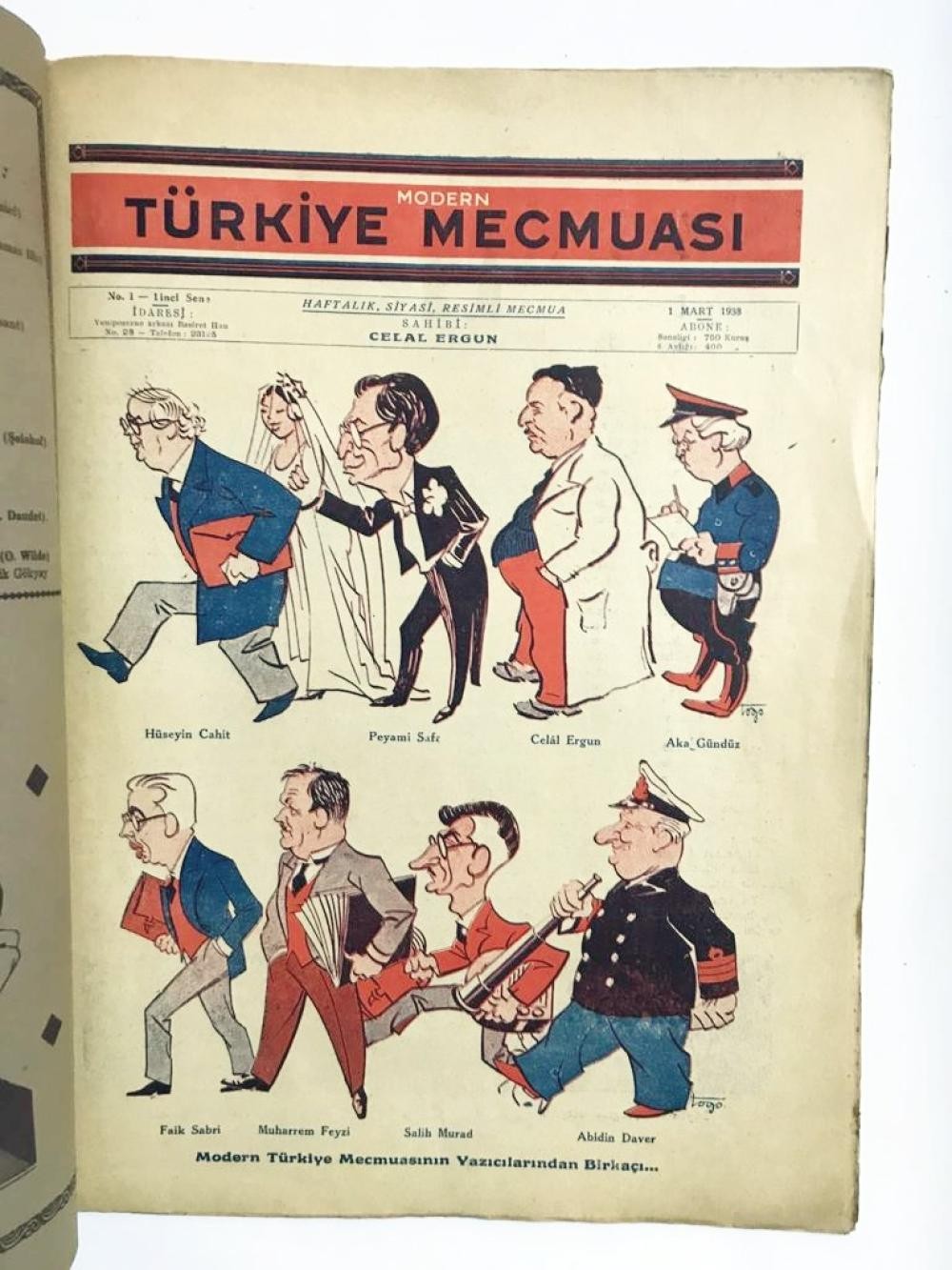 Modern Türkiye Mecmuası - Sayı:1 / 1 Mart 1938