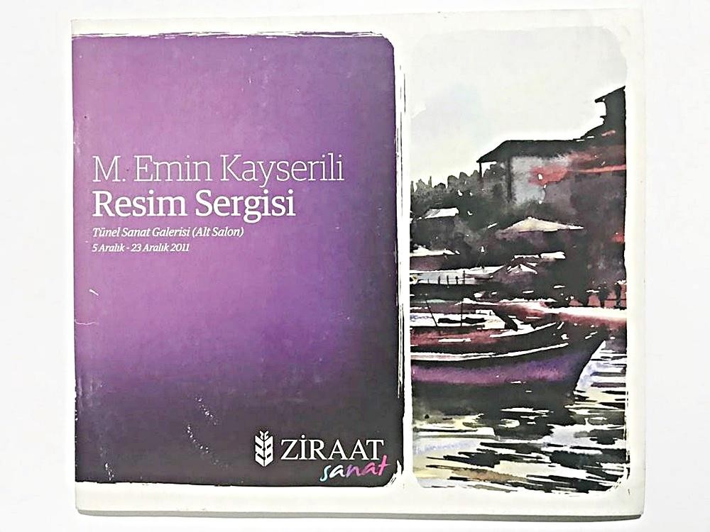 M. Emin KAYSERİLİ - Ziraat Sanat - Sergi broşürü