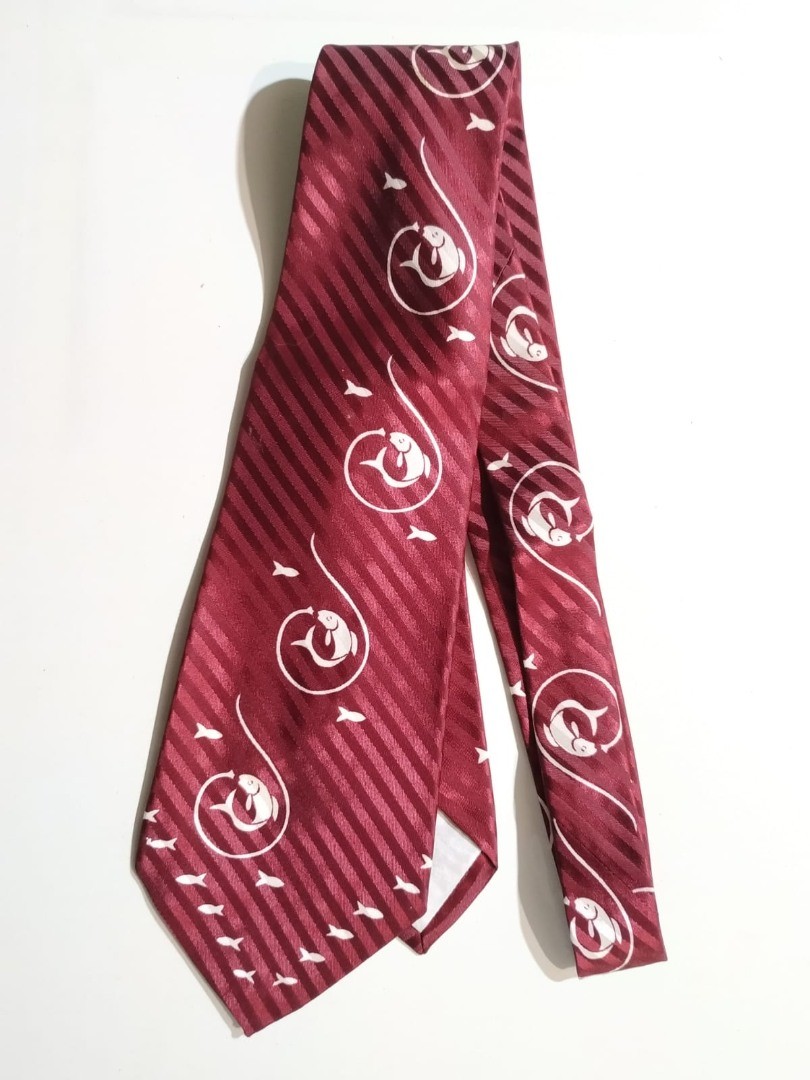 Custom Neckwear CARDINAL of fifth ave New York 17 / Wool Lining - Eski kravat