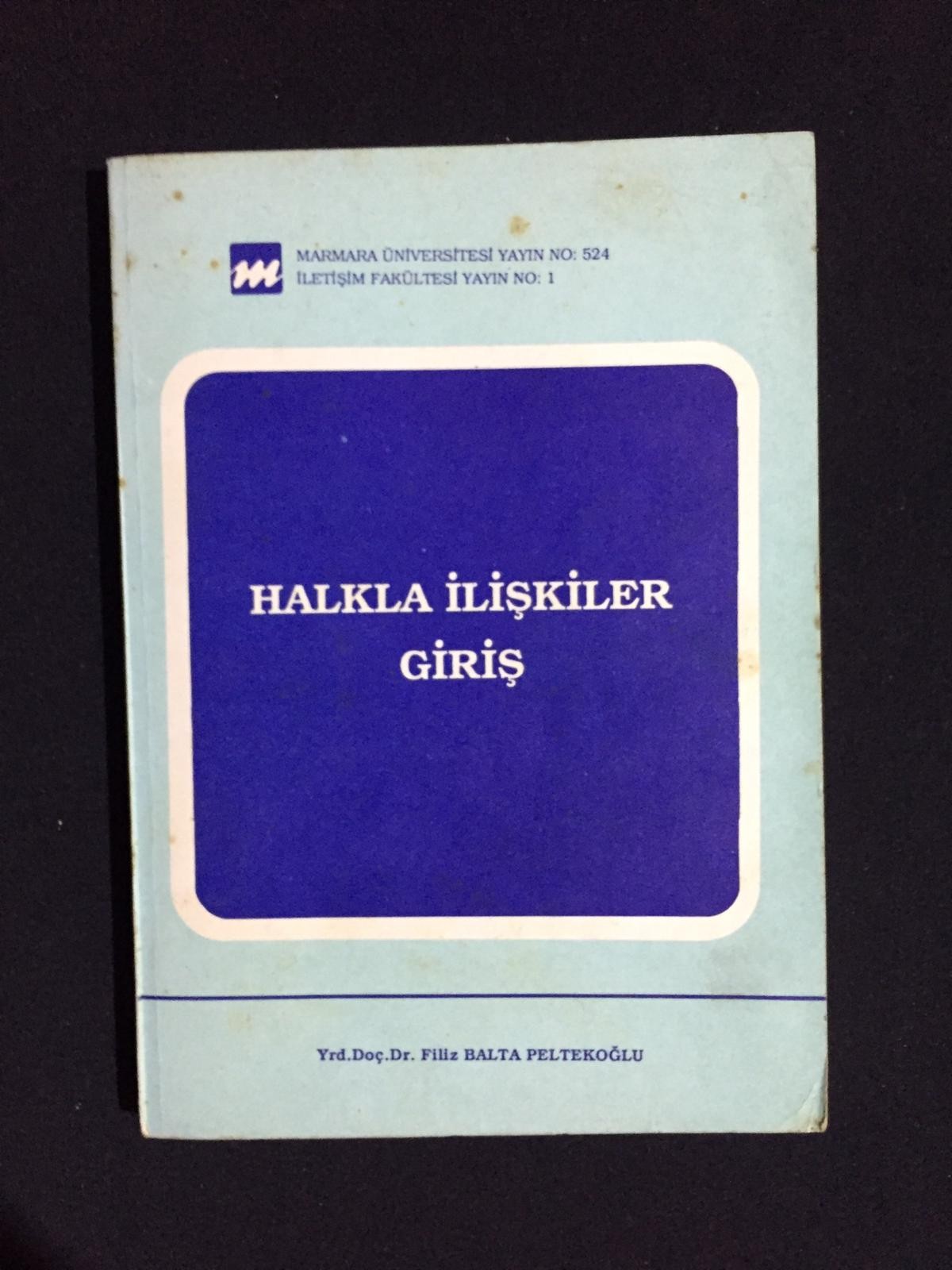 Halkla İlişkiler Giriş - Filiz Balta Peltekoğlu