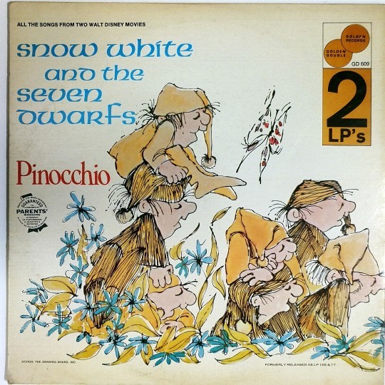 Snow White and the Seven Dwarfs - Pinocchio / 2LP  / Plak