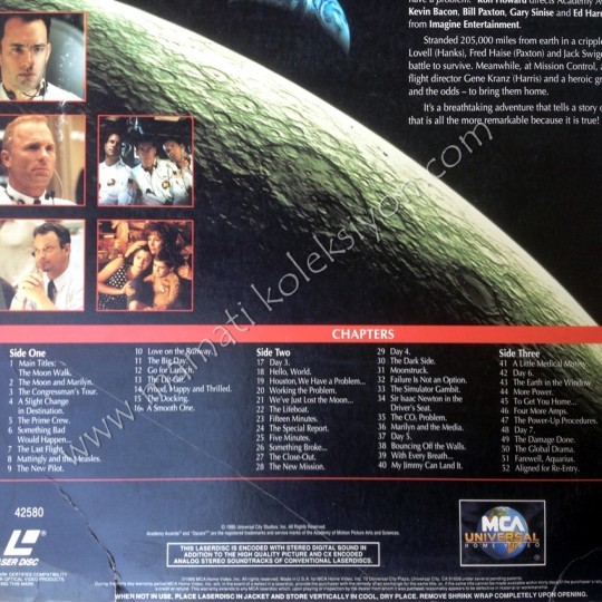 Apollo 13 - Çift laser disc