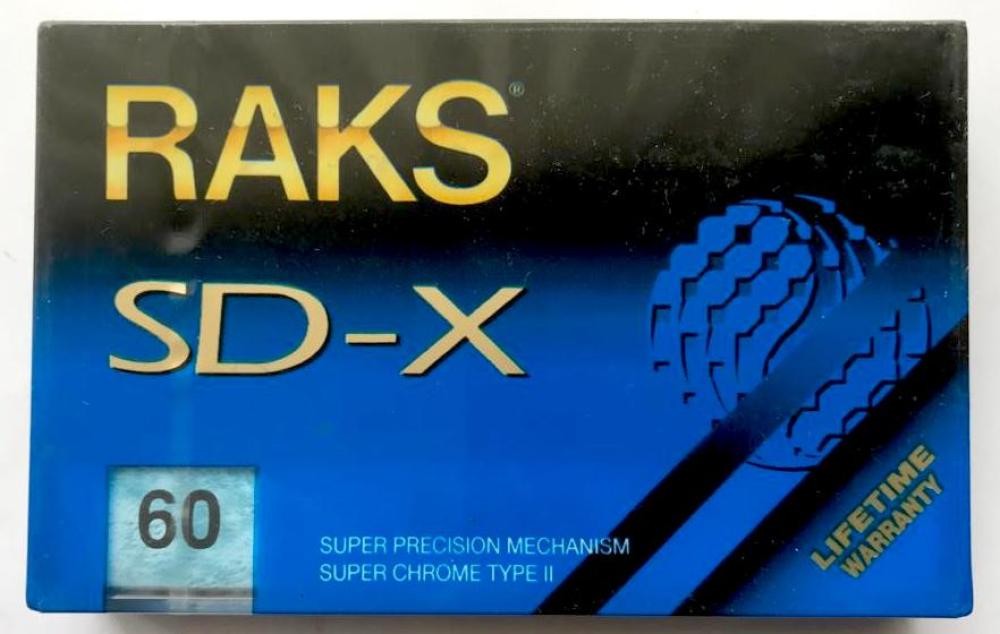 Raks SD-X 60 - Ambalajında kaset