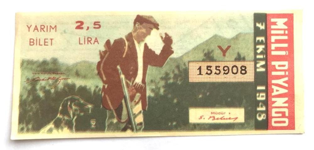 7 Ekim 1948 - Yarım bilet / Piyango bileti