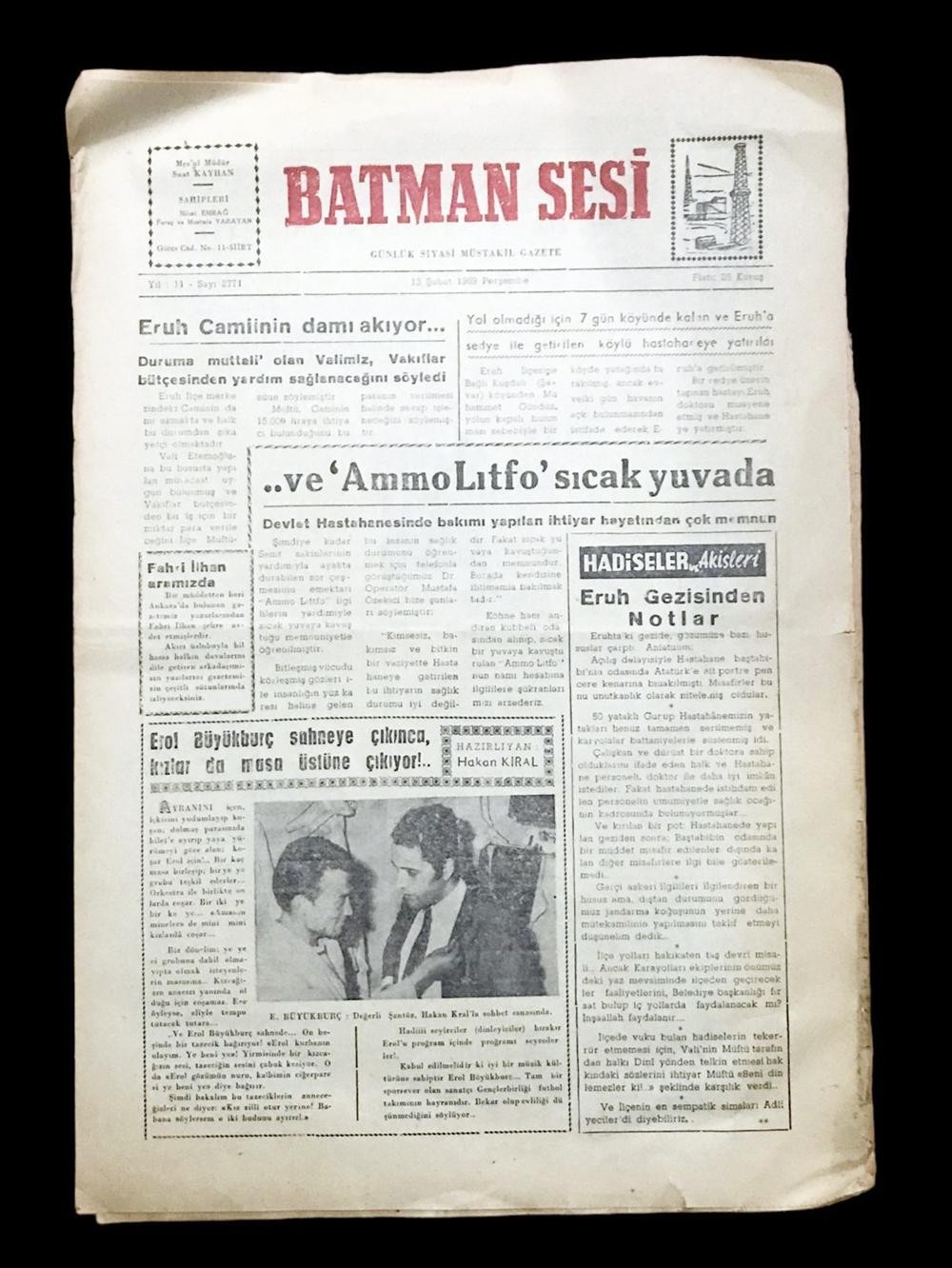 Batman Sesi Gazetesi - 13 Şubat 1969