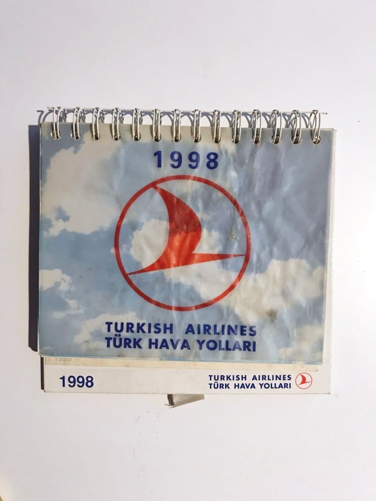 Türk Hava Yolları 1998 yılı masa takvimi