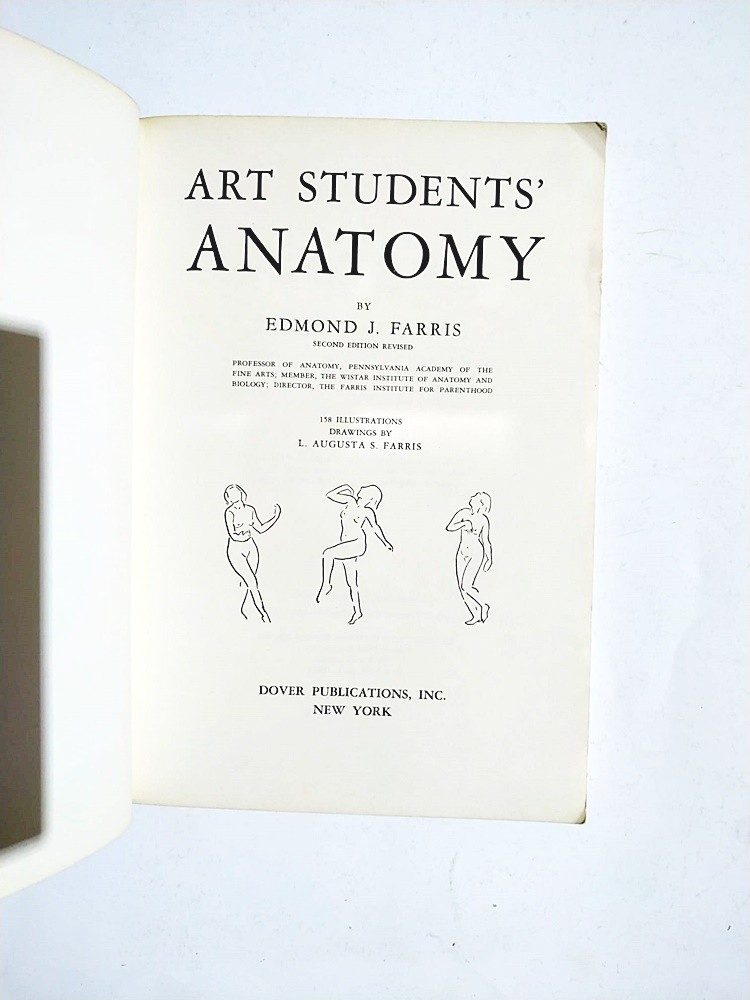 Art Students' Anatomy - Edmond J. FARRIS / Kitap