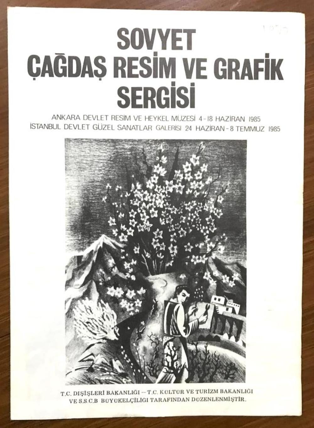 Sovyet Çağdaş Resim ve Grafik Sergisi1985 - Broşür