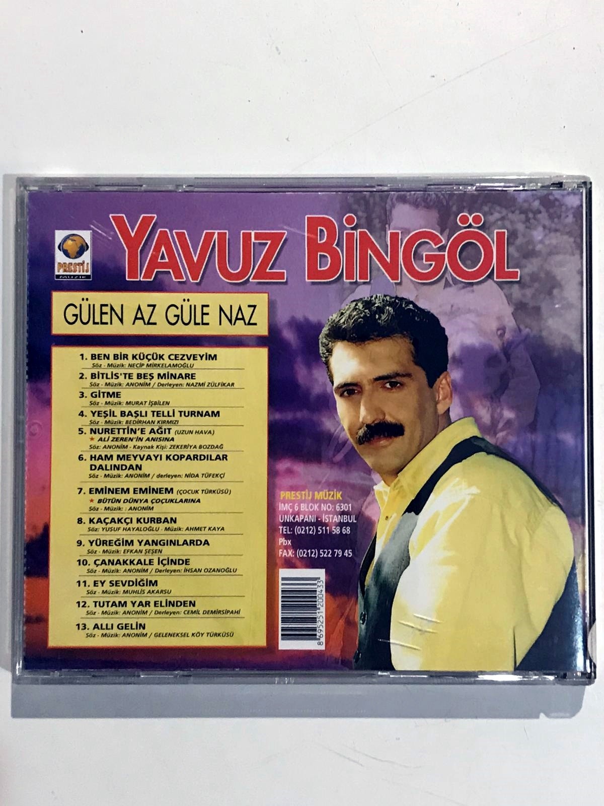 Gülen Az Güle Naz  / Yavuz BİNGÖL - Cd