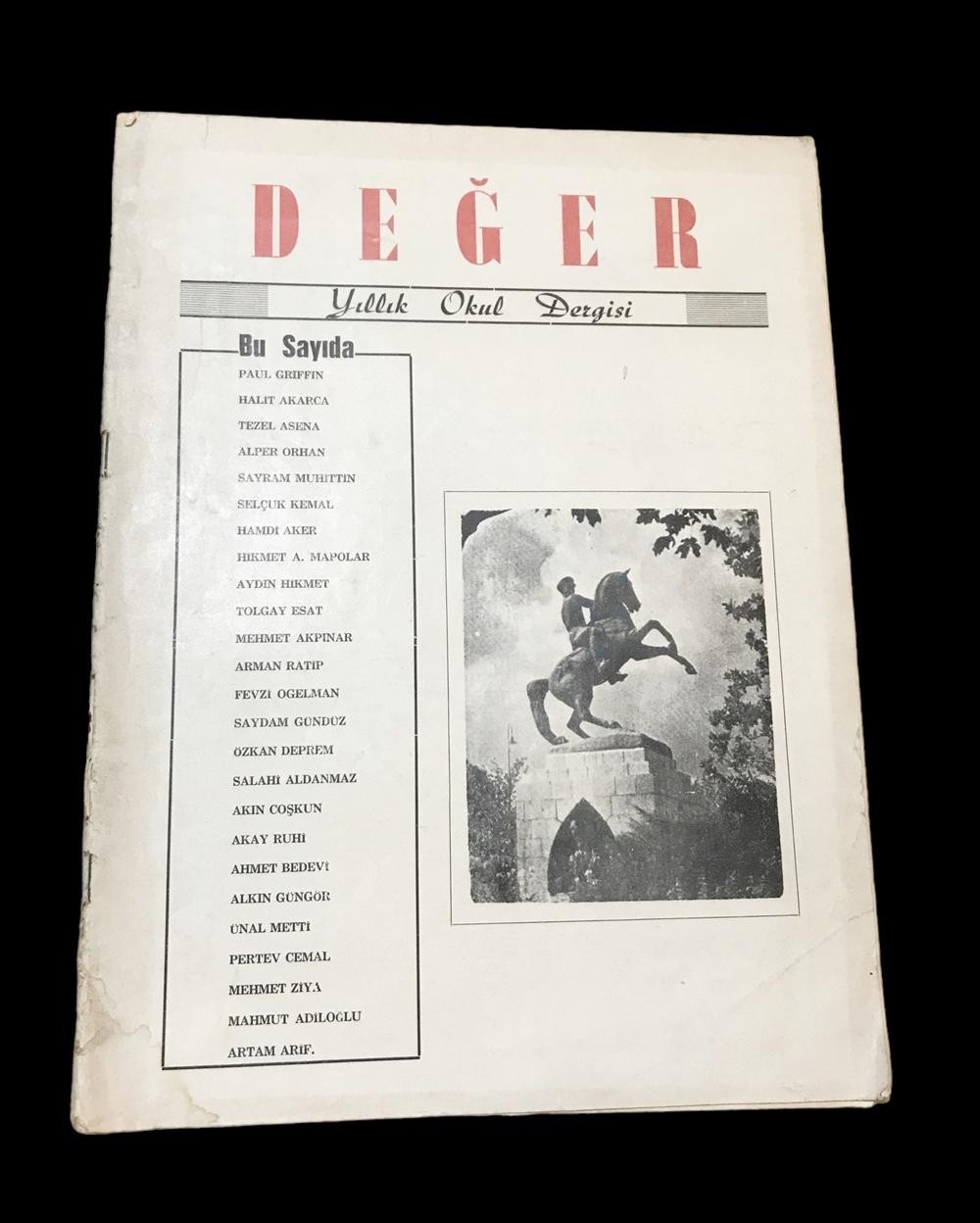 Değer Yıllık Okul Dergisi 1 Nisan 1958 Sayı:1 - KIBRIS