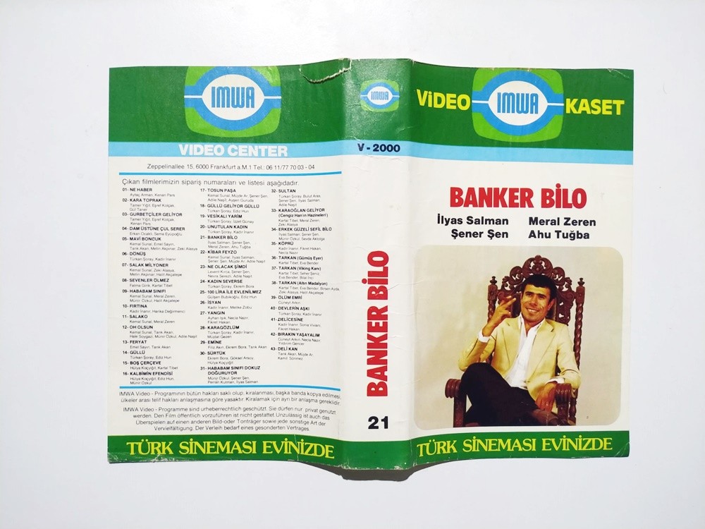 Banker Bilo / İlyas SALMAN - Video Kaset Kartoneti / KASET DEĞİLDİR