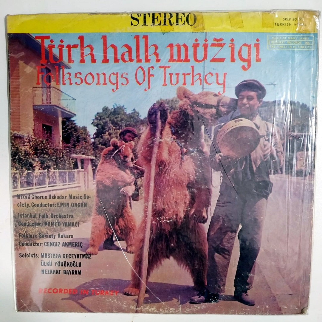 Türk Halk Müziği - Folksongs Of Turkey / Ahmet YAMACI - Ülkü YÖRÜKOĞLU / Plak