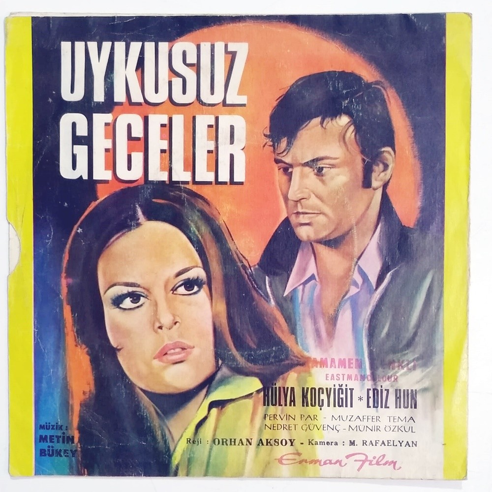 Gönül YAZAR / Uykusuz geceler - Plak Kapağı / Sadece Kapaktır