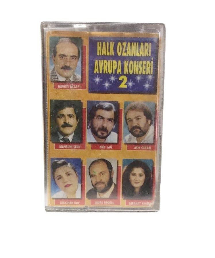 HALK OZANLARI AVRUPA KONSERİ 2 - KASET