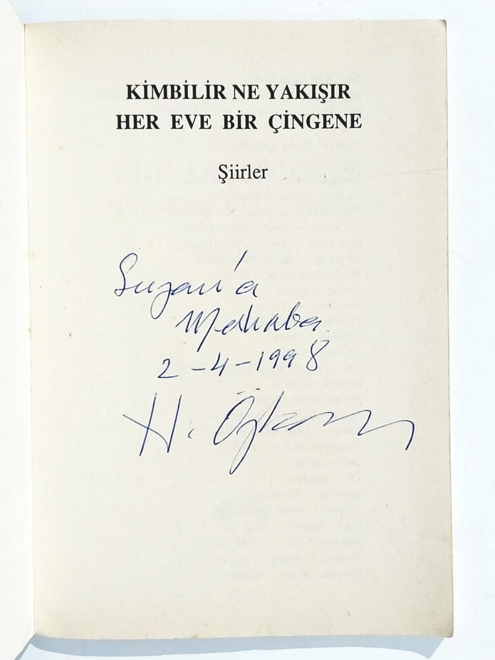 Kimbilir ne yakışır her eve bir çingene/ Hakkı ÖZKAN - Kitap