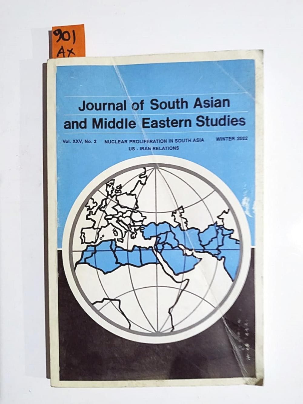 JOURNAL OF SOUTH ASIAN AND MIDDLE EASTERN STUDIES / Kitap